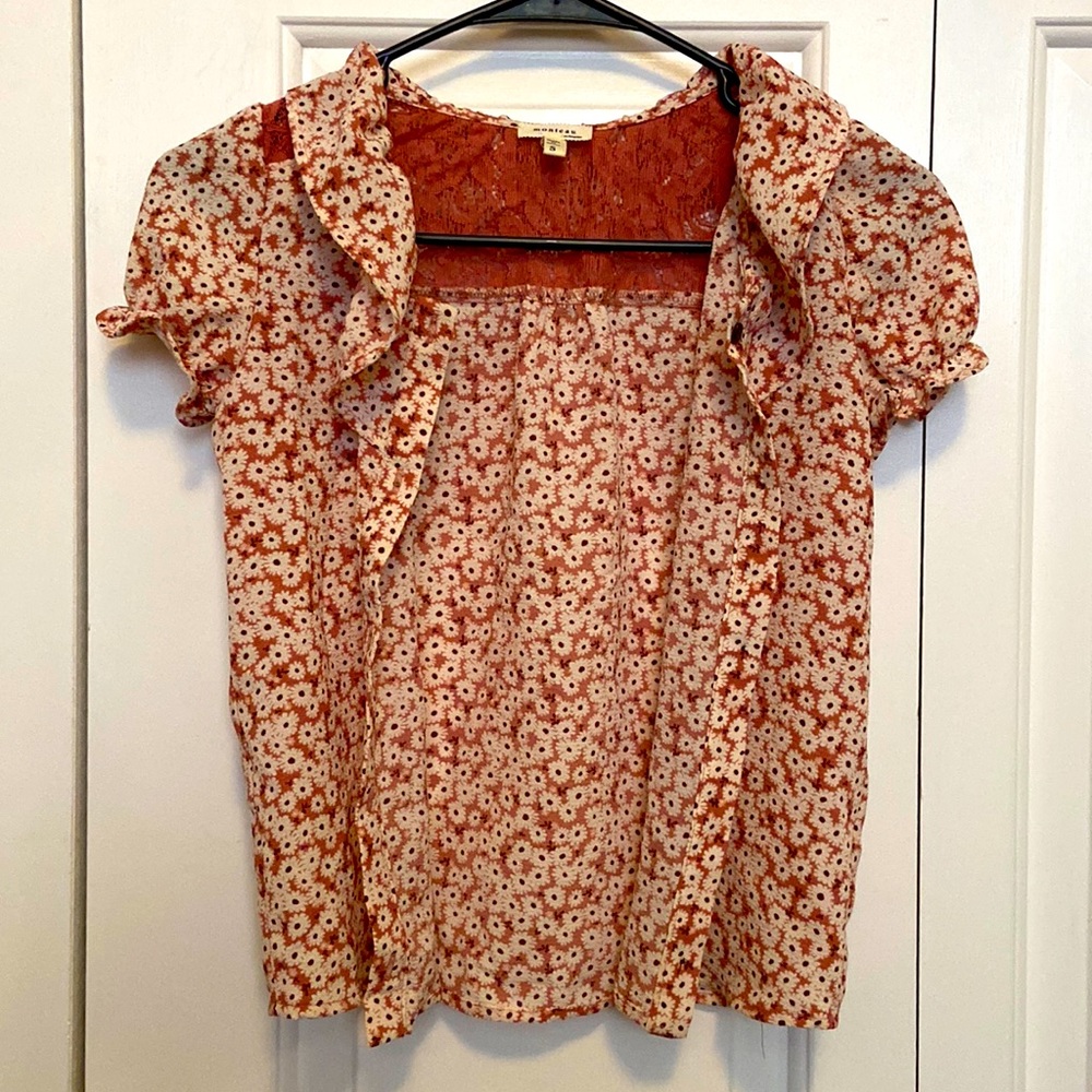Small Pink Button-down Shirt by Monteau